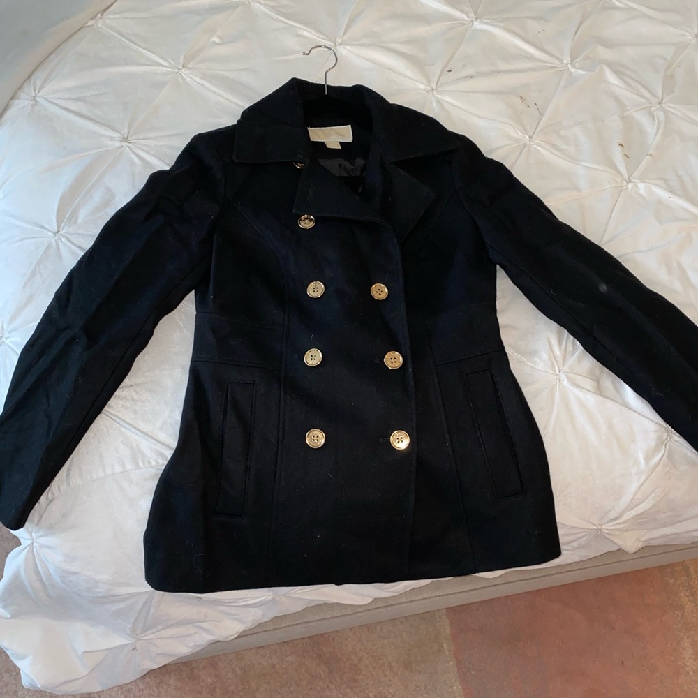 Black Pea coat